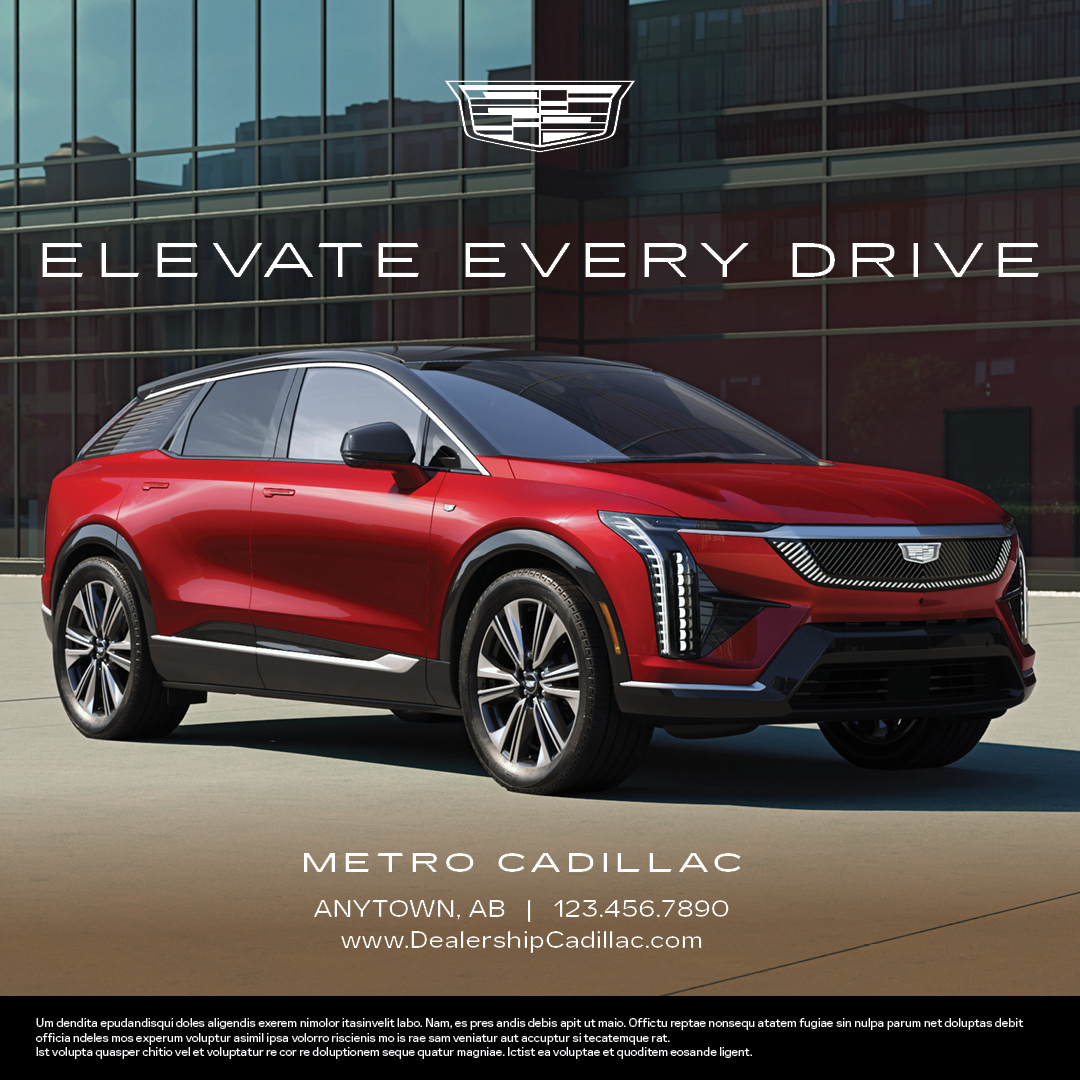Finished Cadillac social ad - Elevate Every Drive
